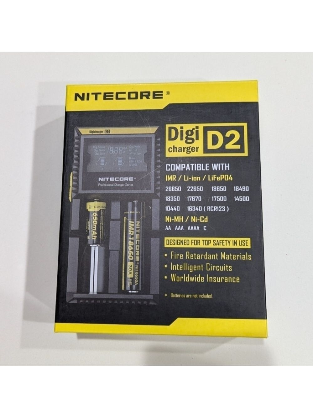 NITECORE D2 Digicharger, universal smart charger